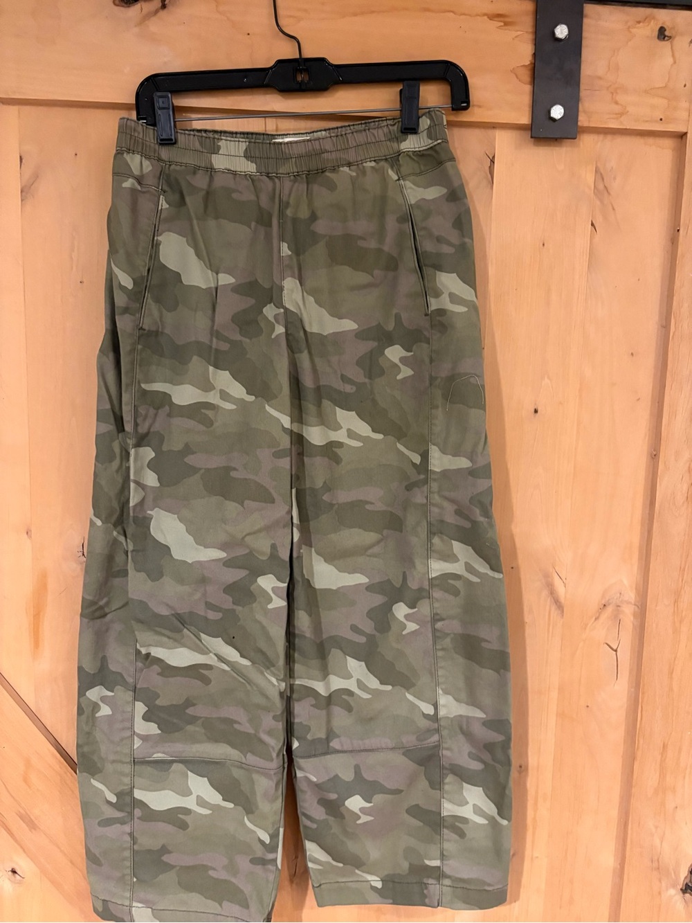 PILCRO : Camouflage Utility Pants - Olive Camo